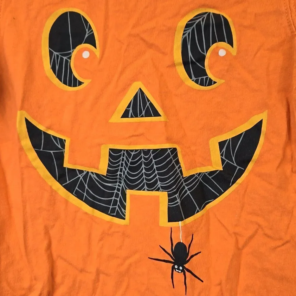 Carter's Little Boys 5 Halloween Pumpkin T-Shirt Casual Graphic Print Kids Tee